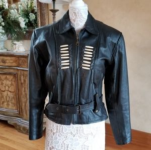 Vintage FORCE leather jacket medium